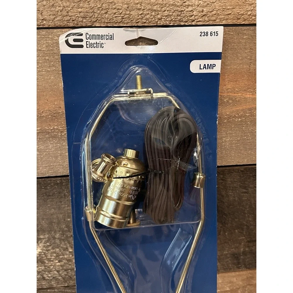 NEW Make-A-Lamp 3-Way Socket Kit‎ Brass